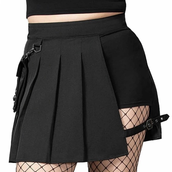 Killstar Black Mini Skirt Chaos Theory Small - Picture 5 of 9